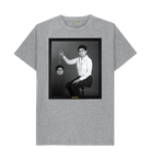 Athletic Grey Printed T-shirt Front