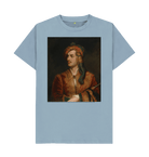 Stone Blue Printed T-shirt Front