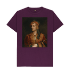 Purple Printed T-shirt Front