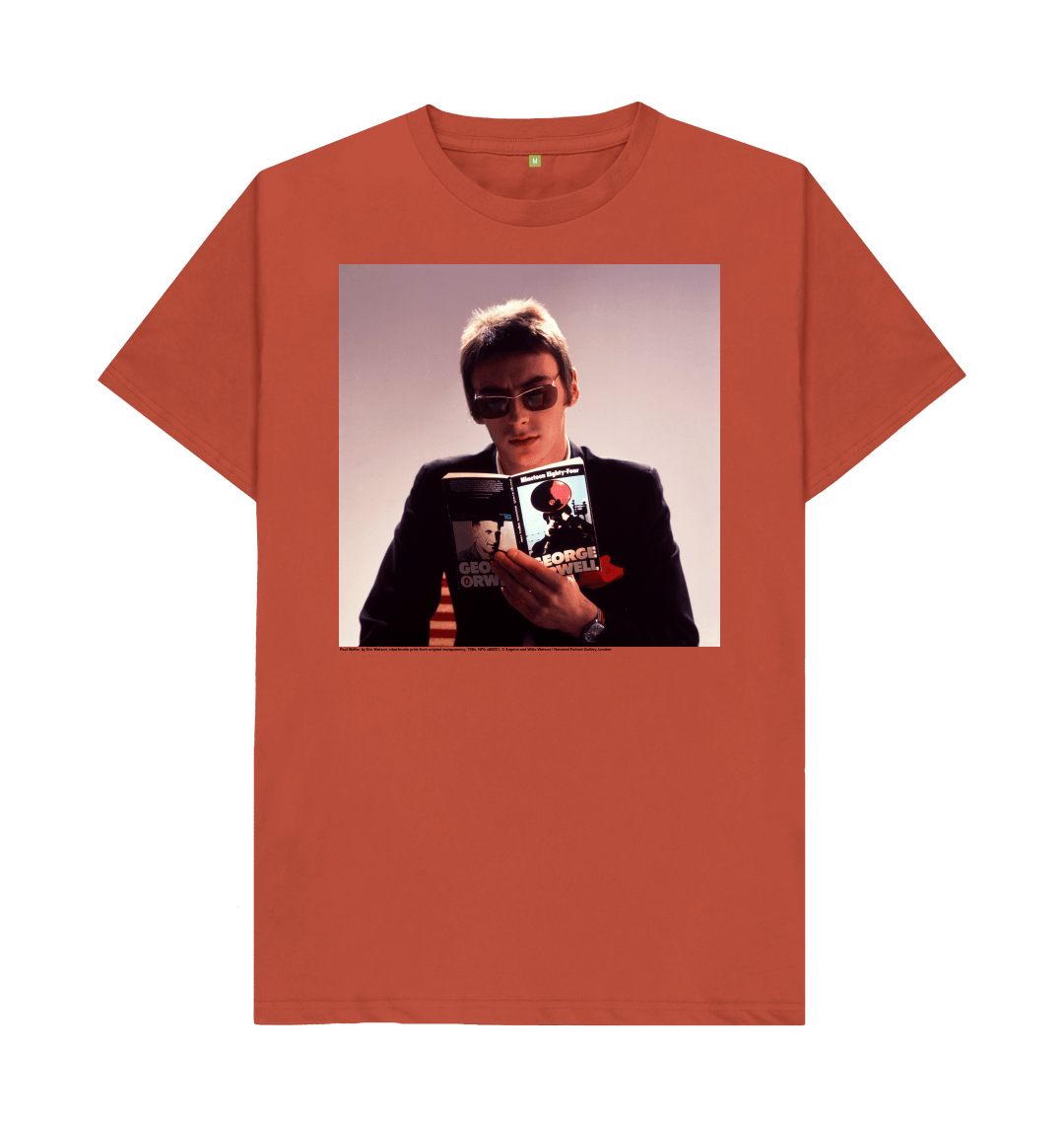 Rust printed t shirt front