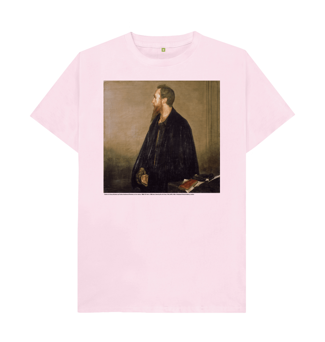 Pink printed t shirt front
