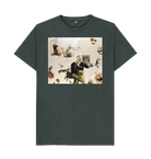 Dark Grey Printed T-shirt Front