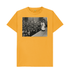Mustard Printed T-shirt Front
