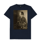 Navy Blue Printed T-shirt Front
