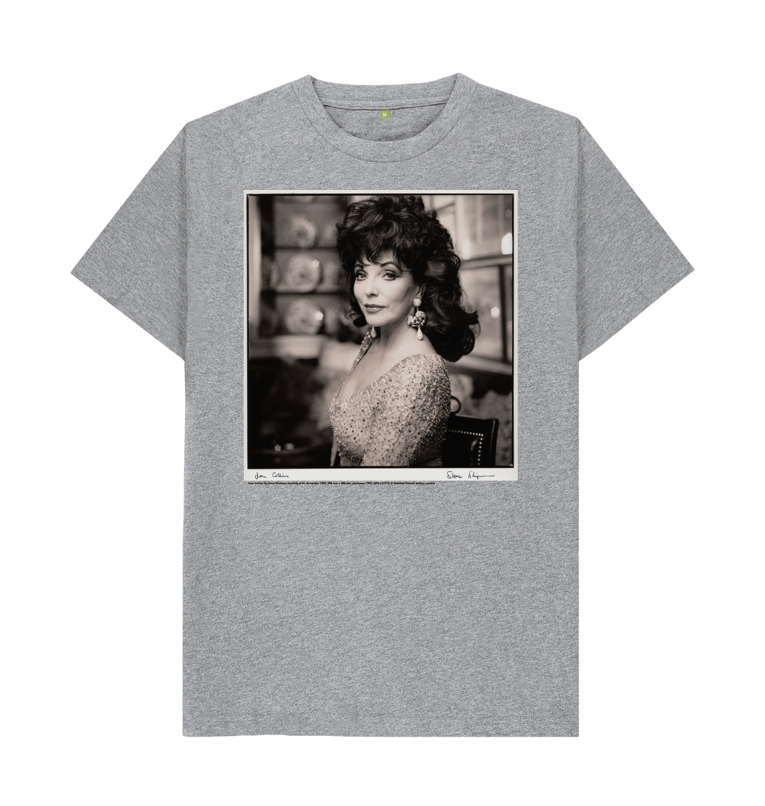 Athletic grey printed t shirt front