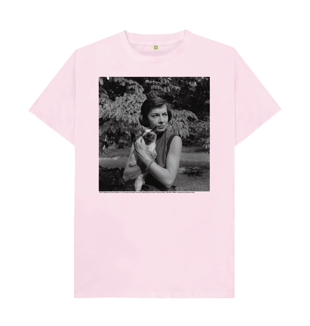 Pink printed t shirt front