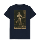 Navy Blue Printed T-shirt Front