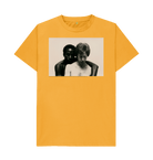 Mustard Printed T-shirt Front