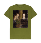 Moss Green Printed T-shirt Front
