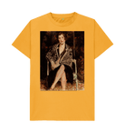 Mustard Printed T-shirt Front