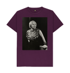 Purple Printed T-shirt Front