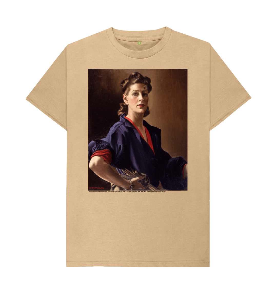 Sand printed t shirt front