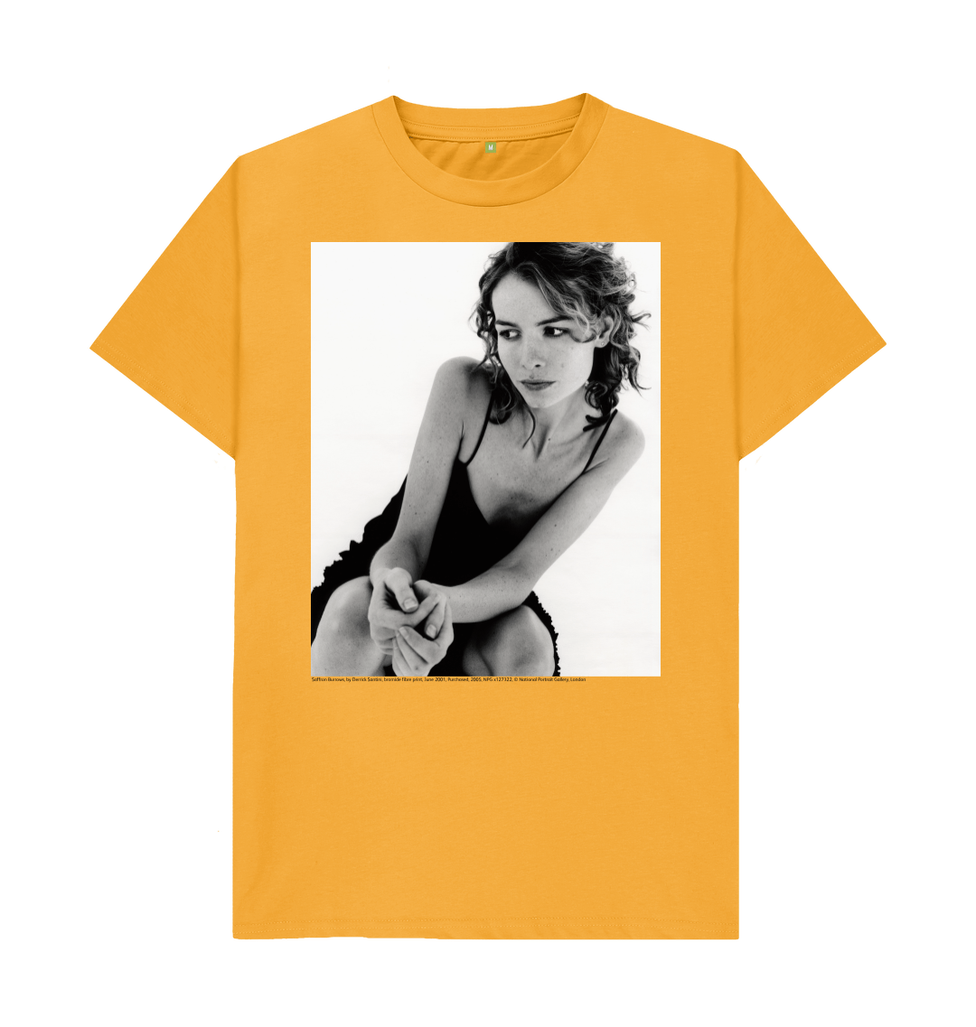 Mustard printed t shirt front