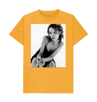 Mustard Printed T-shirt Front