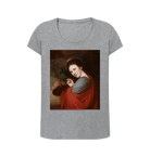 Athletic Grey Printed T-shirt Front