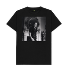 Black Printed T-shirt Front