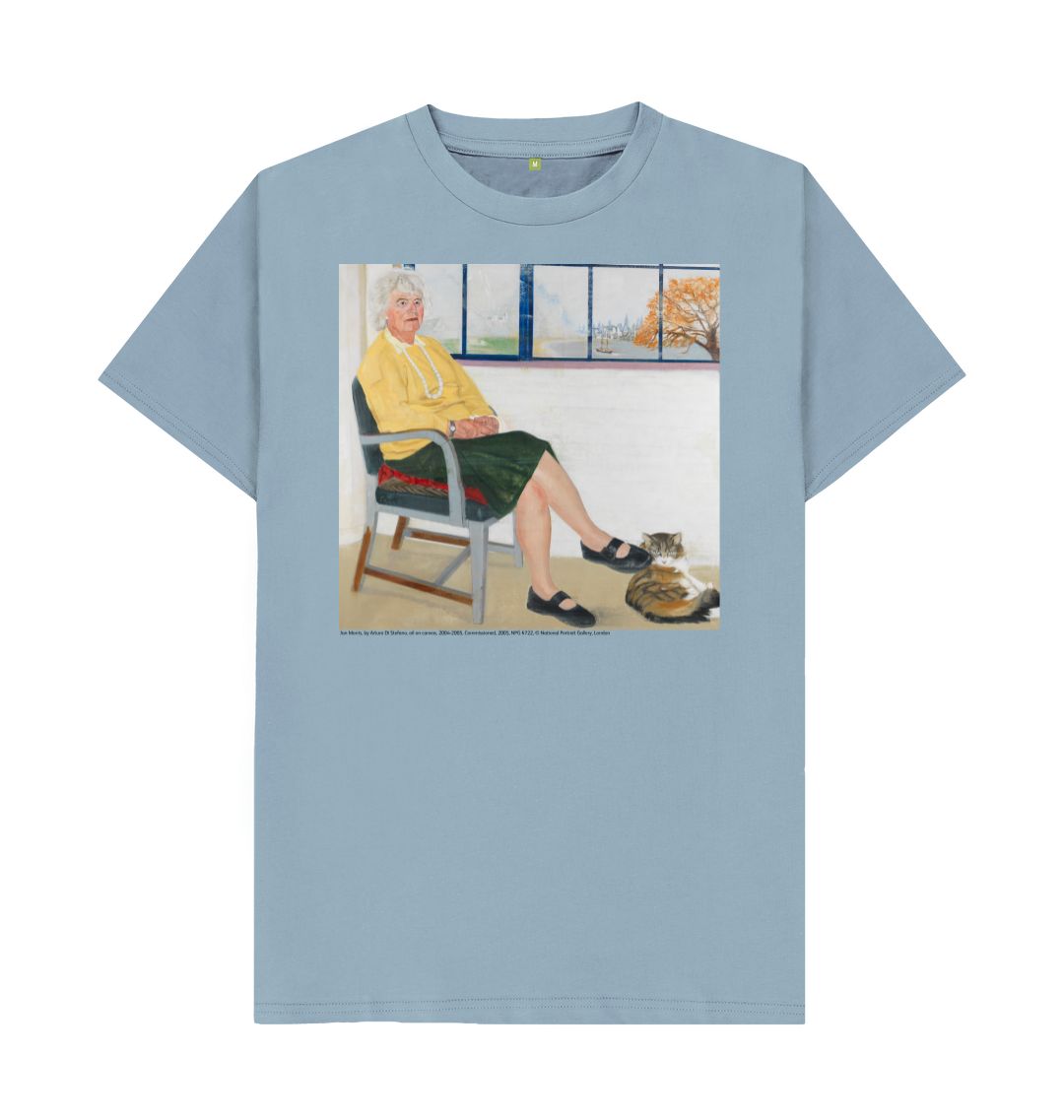Stone blue jan morris unisex t shirt