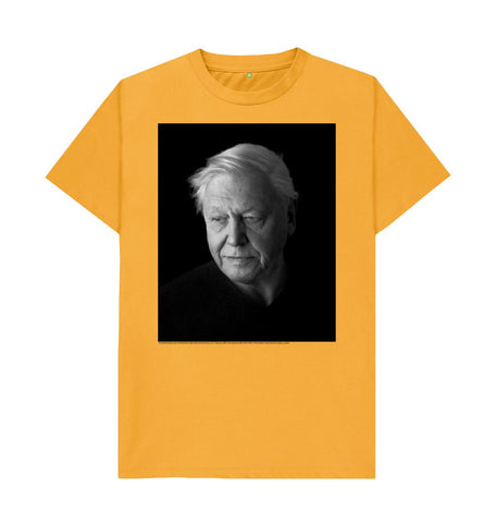 Mustard Sir David Attenborough Unisex T-Shirt