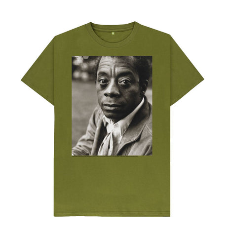 Moss Green James Baldwin Unisex t-shirt
