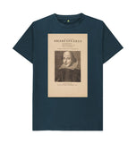 Denim Blue William Shakespeare Unisex T-Shirt