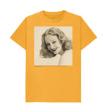 Mustard Tallulah Bankhead Unisex T-Shirt