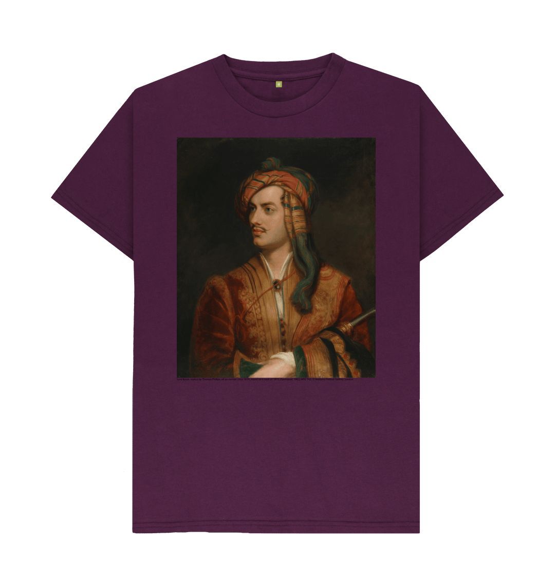 Purple lord byron, 1835 unisex t shirt