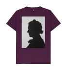Purple Dame Caroline Harriet Hasslett Unisex Crew Neck T-shirt