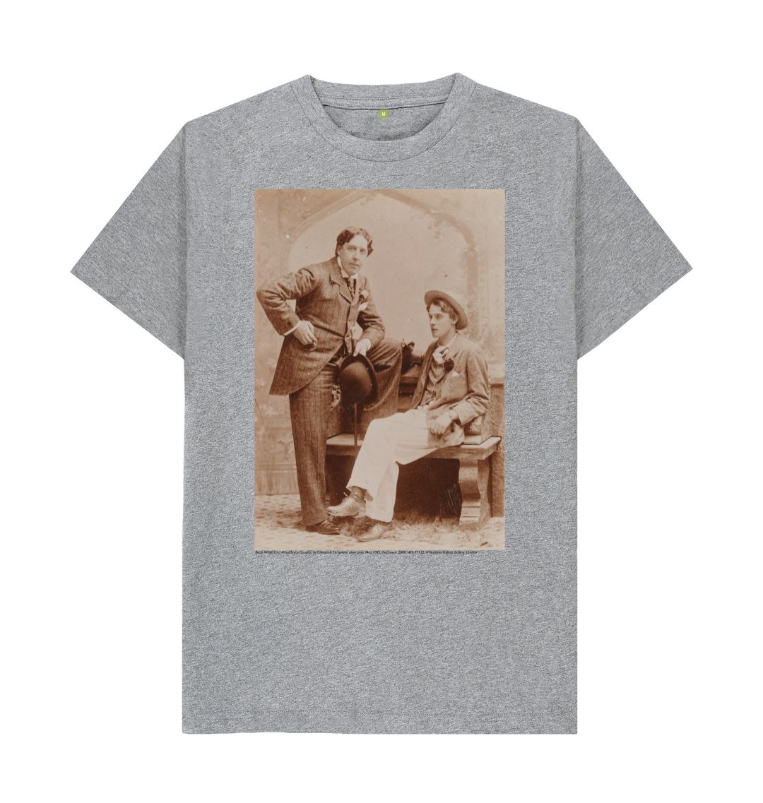 Athletic grey oscar wilde and lord alfred bruce douglas unisex t shirt