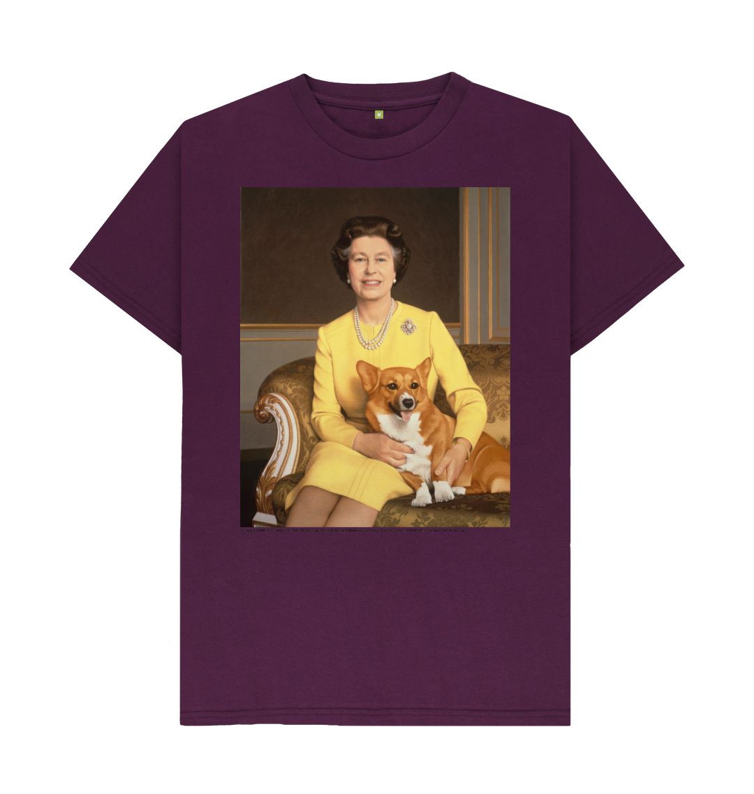 Purple queen elizabeth ii unisex t shirt