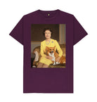 Purple Queen Elizabeth II Unisex T-Shirt