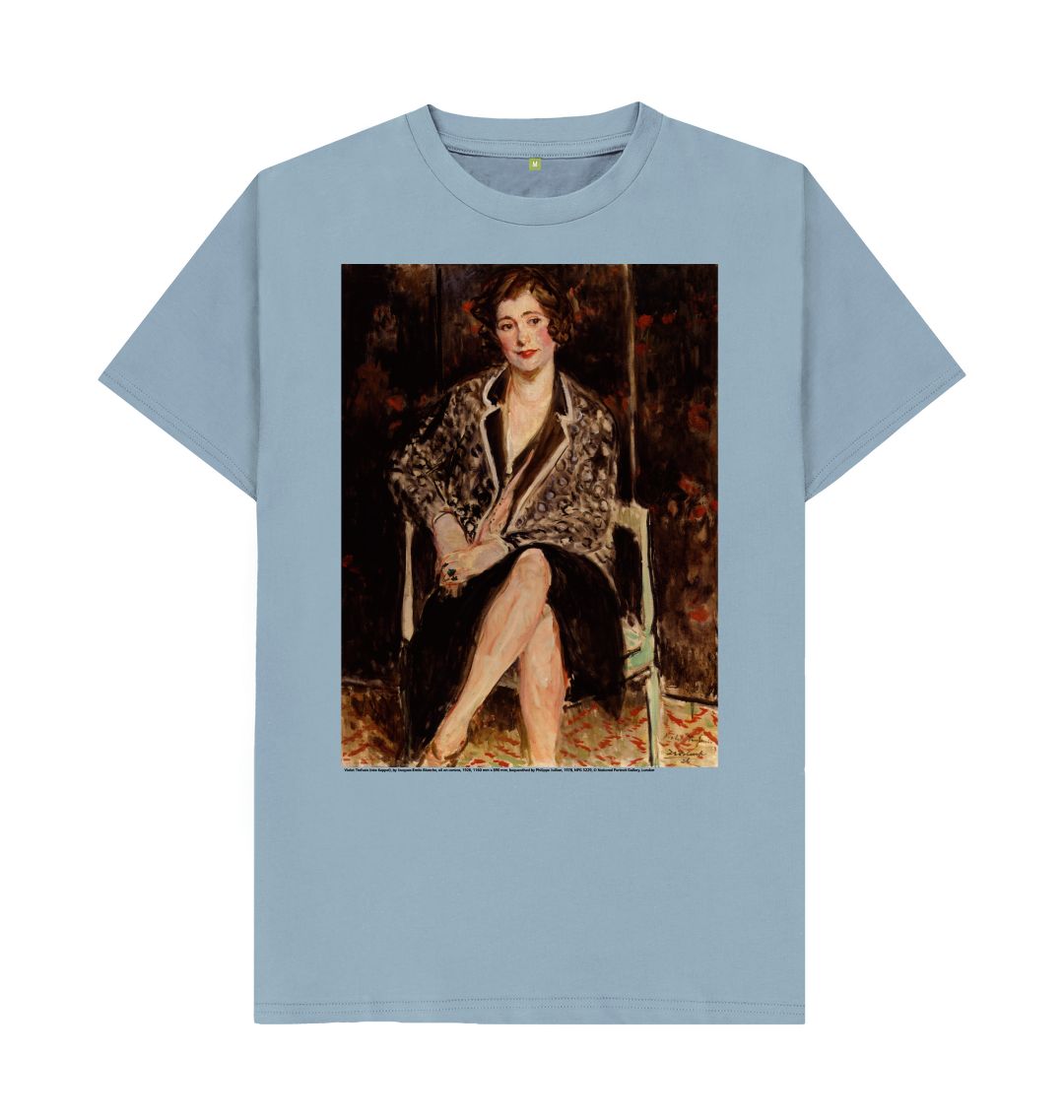 Stone blue violet trefusis unisex t shirt