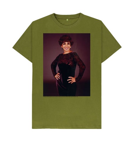 Moss Green Shirley Bassey Unisex T-Shirt