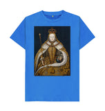 Bright Blue Queen Elizabeth I Unisex T-Shirt