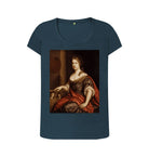 Denim Blue Mary Beale Women's Scoop Neck T-shirt
