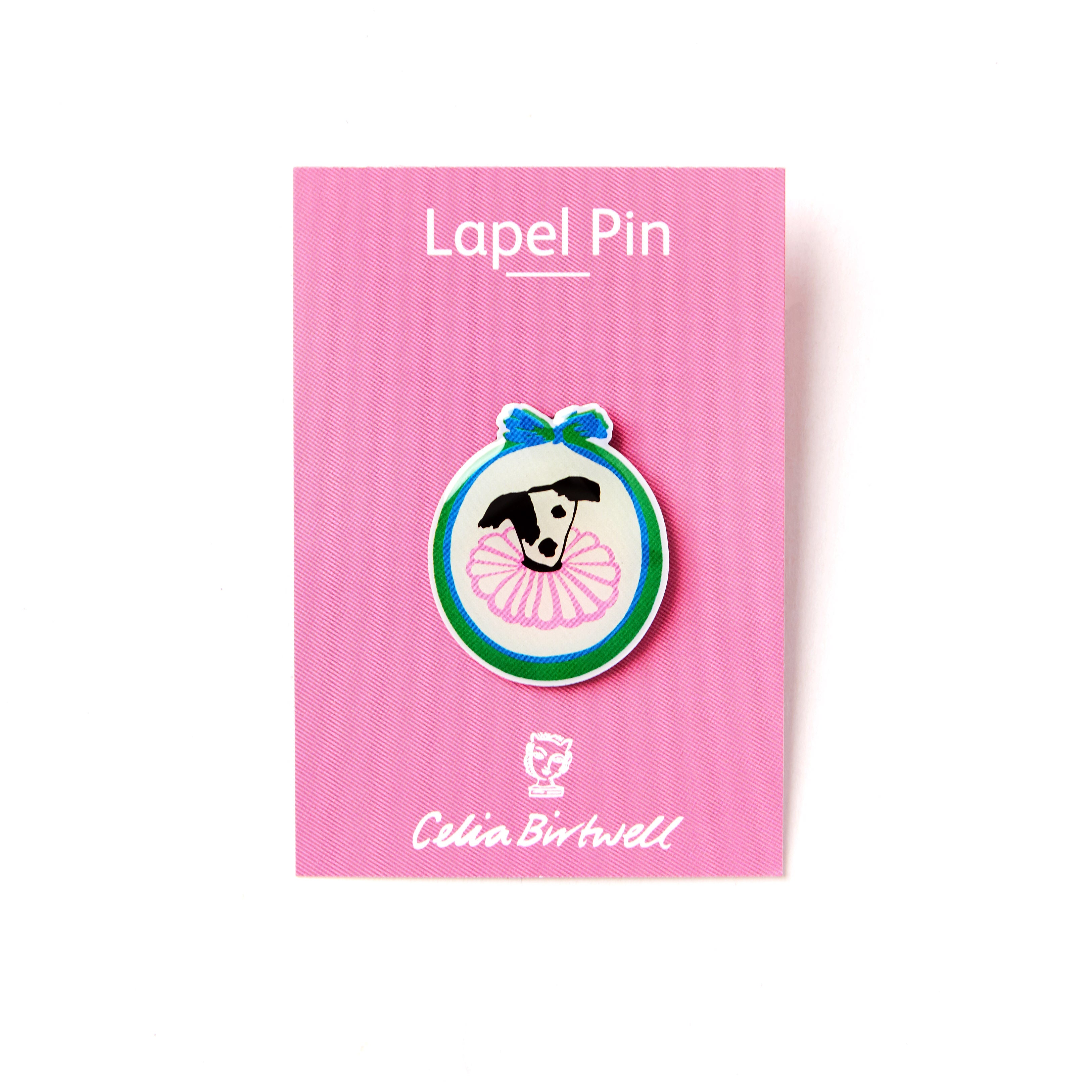 Celia Birtwell Dog Pin Badge