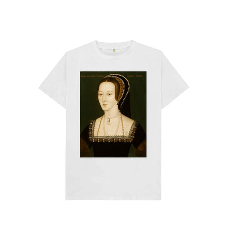 White Anne Boleyn kids t-shirt