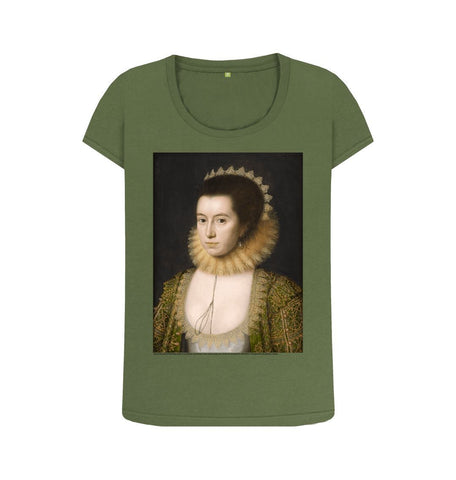 Khaki Anne, Countess of Pembroke Women's Scoop Neck T-shirt