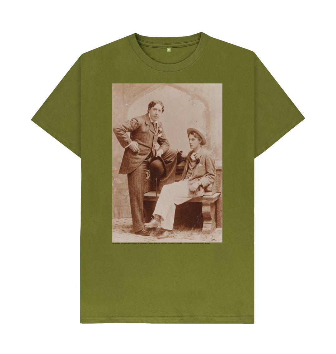 Moss green oscar wilde and lord alfred bruce douglas unisex t shirt