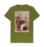 Moss Green Oscar Wilde and Lord Alfred Bruce Douglas Unisex T-Shirt