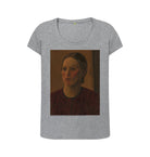 Athletic Grey Helen Brook Women's Scoop Neck T-shirt