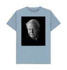 Stone Blue Sir David Attenborough Unisex Crew Neck T-Shirt