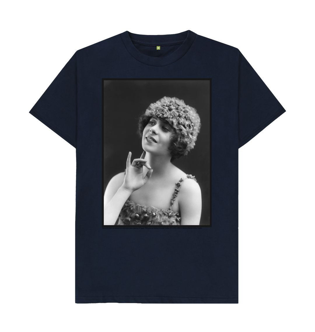 Navy blue ninette de valois unisex t shirt