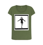 Khaki Geri Halliwell Women's Scoop Neck T-shirt