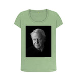 Sage Sir David Attenborough Women's Scoop Neck T-shirt