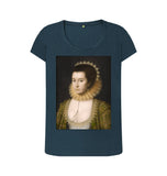 Denim Blue Anne, Countess of Pembroke Women's Scoop Neck T-shirt