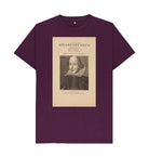 Purple William Shakespeare Unisex T-Shirt