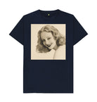 Navy Blue Tallulah Bankhead Unisex T-Shirt
