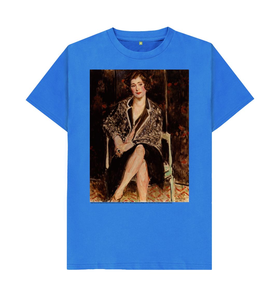 Bright blue violet trefusis unisex t shirt