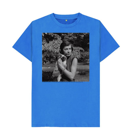 Bright Blue Patricia Highsmith Unisex t-shirt