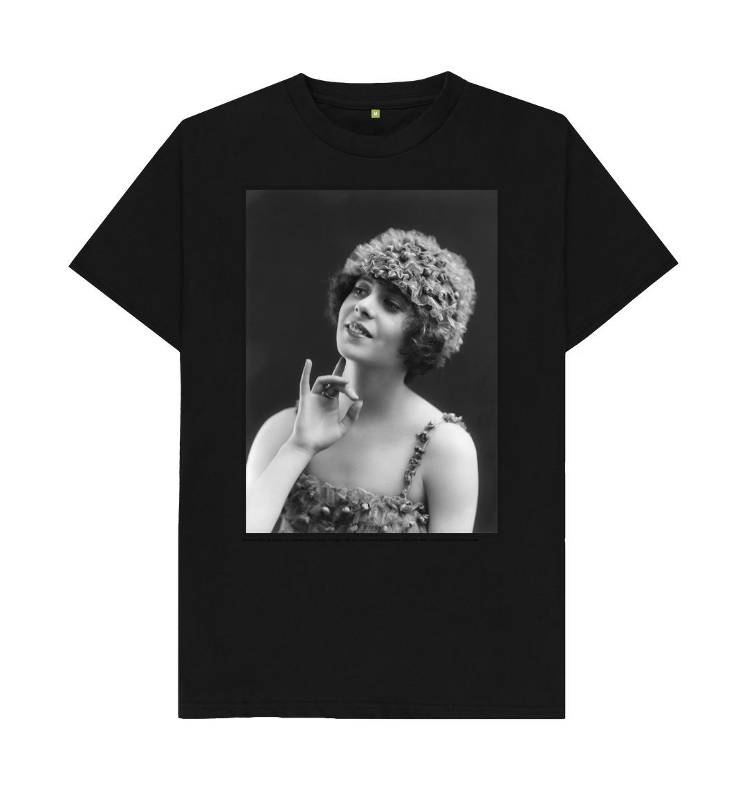 Black ninette de valois unisex t shirt